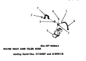 WATER INLET & FILLER HOSE Diagram and Parts List for DA6191  Amana Washer