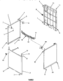 PANELS Diagram and Parts List for DA6070  Amana Washer