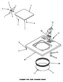 Part Location Diagram of 23007 Whirlpool CAGED NUT
