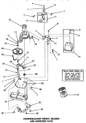 COUNTERBALANCE WEIGHT, BRKT & MTG PLATE Diagram and Parts List for DA3211  Amana Washer