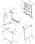 PANELS Diagram and Parts List for DA6120  Amana Washer