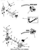 24596 & 24597 MIXING VALVE ASSEMBLIES Diagram and Parts List for DA6120  Amana Washer