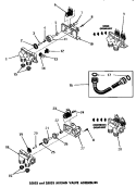 25832 & 25833 MIXING VALVE ASSEMBLIES Diagram and Parts List for DA6120  Amana Washer
