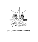 MIXING VALVES Diagram and Parts List for DA6123  Amana Washer