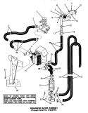 SUDS - WATER SAVER ASSY Diagram and Parts List for DA6123  Amana Washer