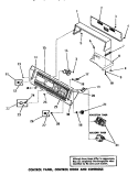 Part Location Diagram of 26661 Whirlpool CONTROL PANEL