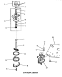 25178 PUMP ASSY Diagram and Parts List for DA3820  Amana Washer