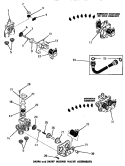 24596 & 24597 MIXING VALVE ASSEMBLIES Diagram and Parts List for DA3820  Amana Washer