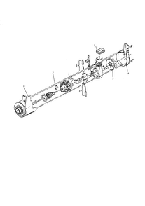 Motor Diagram and Parts List for U6S01-900  Hoover Upright Vacuum