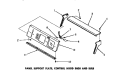 PANEL SUPP PLATE, CTRL HOOD ENDS & BULB Diagram and Parts List for FA3201  Amana Washer