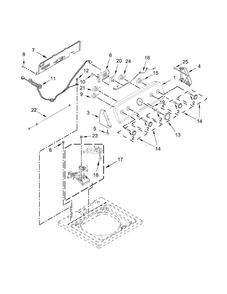 Part Location Diagram of W11116594 Whirlpool CNTRL-ELEC
