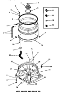 BOOT, CHASSIS & DRAIN TUB Diagram and Parts List for FA3201  Amana Washer