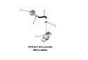 WATER INLET & FILLER HOSE Diagram and Parts List for FA3050  Amana Washer