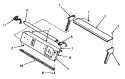 PAN SUPP PLT / CTRL HOOD ENDS & FLOUR TUBE Diagram and Parts List for FA9211  Amana Washer