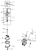 PUMP ASSY Diagram and Parts List for FA9211  Amana Washer