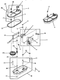 TRANSMISSION ASSY Diagram and Parts List for FA9151  Amana Washer