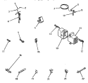 POWER CORD, WIRE AND TERMINALS Diagram and Parts List for FA9151  Amana Washer