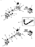 25832 AND 25833 MIXING VALVE ASSEMBLIES Diagram and Parts List for FA9101  Amana Washer
