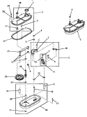 TRANSMISSION ASSY Diagram and Parts List for FA9101  Amana Washer