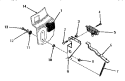 DOOR SAFETY SWITCH Diagram and Parts List for FA9101  Amana Washer