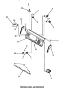 Part Location Diagram of Y24206 Whirlpool NUT,KNURLED