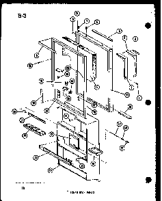 Lower Door Parts Diagram and Parts List for TC18D-L-P74660-5WL  Amana Refrigerator