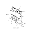 Part Location Diagram of 24330K Whirlpool CONTROL HOOD, COFFEE