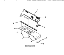 CONTROL HOOD Diagram and Parts List for FA4200  Amana Washer