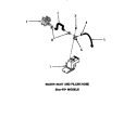 WATER INLET & FILLER HOSE Diagram and Parts List for FA4160  Amana Washer