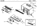 VENT HOOD Diagram and Parts List for LP83620A  Amana Microwave