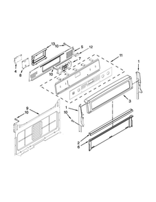 Part Location Diagram of WPW10340326 Whirlpool Control, Electric