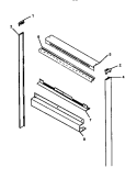TRIM Diagram and Parts List for AO27SE1 P1132336N Amana Wall Oven