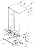 DRAIN AND ROLLERS Diagram and Parts List for SSD22NL P1181302W L Amana Refrigerator