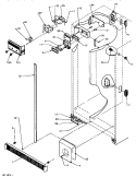 REF / FZ CONTROLS AND CABINET PARTS Diagram and Parts List for SPD25AW P1162435W W Amana Refrigerator