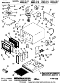 Part Location Diagram of M20D62 Whirlpool NLANBLOWER MTG BRKT