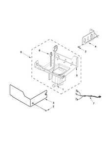 Pump Parts Diagram and Parts List for MIM1554XRS2  Maytag Ice Maker