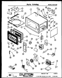 Page 5 Diagram and Parts List for 80/51001  Litton Microwave