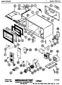 Part Location Diagram of M11D108 Whirlpool Door Handle
