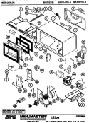 Part Location Diagram of M7X72 Whirlpool NLANINLAY HANDLE
