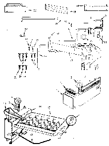 Icemaker Diagram and Parts List for IMS100B M7X28A Jenn-Air Ice Maker