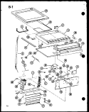 Page 3 Diagram and Parts List for ESBFC16C P6023516C Amana Refrigerator