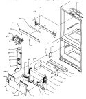EVAP AREA Diagram and Parts List for BH20S5W P1196501W Amana Refrigerator