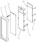 CONTROL PANEL ASSY Diagram and Parts List for FSP10 P4020004102 Menumaster Microwave