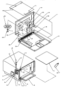 CAVITY ASSY Diagram and Parts List for FSP10 P4020004102 Menumaster Microwave