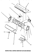 Part Location Diagram of 36184 Whirlpool *NLA*PANEL, GRAPHICS (AMANA)