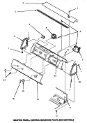 Part Location Diagram of 35317 Whirlpool PANEL,GRAPHIC-AMANA