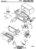Part Location Diagram of M10D99 Whirlpool CAPACITOR, HV (M10D99)