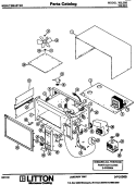 Part Location Diagram of M1D411 Whirlpool NOT AVAILABLE