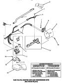 GAS VALVE, IGNITER & GAS CONVERSION KITS Diagram and Parts List for LG8329W PLG8329W Amana Dryer