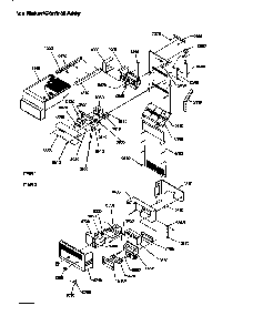 Ice Maker/control Assy Diagram and Parts List for SBD20S4E-P1190004WE  Amana Refrigerator